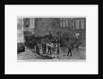 The recent troubles in Paris - attack on the barricades at Belleville, February 7 by Anonymous