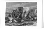 Indians gambling for the possession of a captive by M. W. Cary
