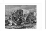 Indians gambling for the possession of a captive by M. W. Cary
