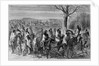Population of an indian village moving by Theo. R. Davis