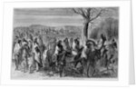 Population of an indian village moving by Theo. R. Davis