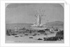 Blowling up Blossom Rock, San Francisco Harbor. From a sketch by L. R. Townsend by Anonymous
