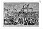 The execution of the Cuban patriot, General Giocouria, at Havana by Anonymous