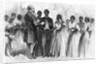 Marriage of a Colored Soldier at Vicksburg by Chaplain Warren of the Freedmen's Bureau by Corbis