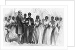 Marriage of a Colored Soldier at Vicksburg by Chaplain Warren of the Freedmen's Bureau by Corbis