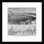 The Isthmus of Suez Maritime Canal - Breakwater at Port Said, and Mediterranean Entrance to the Canal by Anonymous