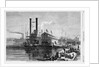 The Wharf Boat on the Ohio River, at Cincinnati by Anonymous