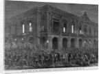 Mob in Front of the Captain-General's Palace, Havana, Cuba, June 1, 1869 by Anonymous