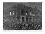 Mob in Front of the Captain-General's Palace, Havana, Cuba, June 1, 1869 by Anonymous