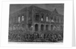 Mob in Front of the Captain-General's Palace, Havana, Cuba, June 1, 1869 by Anonymous