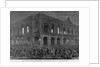 Mob in Front of the Captain-General's Palace, Havana, Cuba, June 1, 1869 by Anonymous