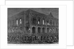 Mob in Front of the Captain-General's Palace, Havana, Cuba, June 1, 1869 by Anonymous