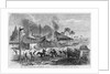 The Cuban Insurrection - The Patriots Burning a Sugar-Mill in Los Ingenios, Near Trinidad by Anonymous