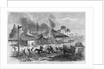 The Cuban Insurrection - The Patriots Burning a Sugar-Mill in Los Ingenios, Near Trinidad by Anonymous