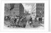 Workmen Laying the Concrete Pavement in New York City by Anonymous