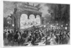 An Open Air Theatre in Paris by Anonymous