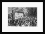 An Open Air Theatre in Paris by Anonymous