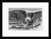 The Central Pacific Railroad - Passenger Train Passing the Palisades, Ten-Mile Canon, Nevada by Anonymous