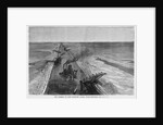 The Isthmus of Suez Maritime Canal, Near Kantara by Anonymous