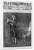 Newton experimenting with light. From a painting by J. A. Houston