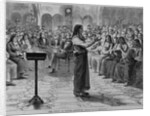 Red Cloud at Cooper Institute by C. S. Reinhart