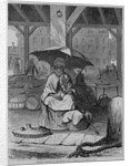 Pea-nut sellers in Savannah. From a sketch by Lloyd Mifflin by Anonymous