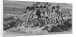 A burying party of French peasants on the field of battle by Anonymous
