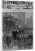 The farragut obsequies - the funeral procession passing up Broadway by Theo. R. Davis