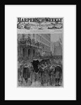 The farragut obsequies - the funeral procession passing up Broadway by Theo. R. Davis