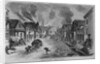 Uhlans burning a french village by Anonymous