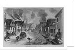 Uhlans burning a french village by Anonymous