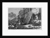 A street in Strasbourg during the bombardment by Anonymous