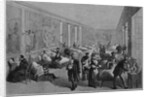 Wounded soldiers in the palace of Versailles by Anonymous