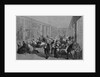 Wounded soldiers in the palace of Versailles by Anonymous