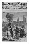 Uhlans tracking the couse of a balloon from Paris by Anonymous