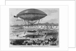 A New Balloon - Departure From Paris on the Trial Trip by Anonymous