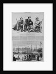 The Search For Livingstone - The Leaders of the Expedition.; The "Abydos" Leaving the London Docks by Anonymous
