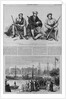 The Search For Livingstone - The Leaders of the Expedition.; The "Abydos" Leaving the London Docks by Anonymous