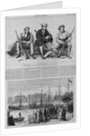 The Search For Livingstone - The Leaders of the Expedition.; The "Abydos" Leaving the London Docks by Anonymous