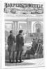 Impeachment - Thaddeus Stevens and John A. Bingham before the Senate by Theodore R. Davis