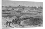 The Charge on Cemetery Ridge Magazine Illustration Published in Harper's Weekly by Anonymous