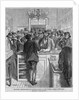 Securing Certificates of Naturalization in the clerk's office, City Hall by Anonymous