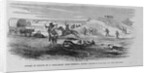 Attack of indians on a "Bull-Train" near sheridan, Kansas by James Kidd