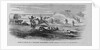 Attack of indians on a "Bull-Train" near sheridan, Kansas by James Kidd