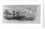 Attack of indians on a "Bull-Train" near sheridan, Kansas by James Kidd