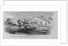 Attack of indians on a "Bull-Train" near sheridan, Kansas by James Kidd