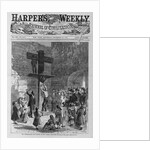 The whipping-post and pillory at New Castle, Deleware by Earl Shinn