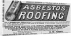 Advertisment for asbestos roofing by Anonymous