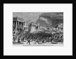 The destruction of San Salvador by an earthquake by Anonymous