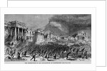 The destruction of San Salvador by an earthquake by Anonymous